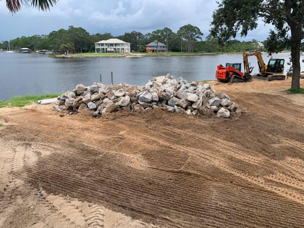 Seawall Construction, Bulkhead & Riprap Erosion Control Pensacola